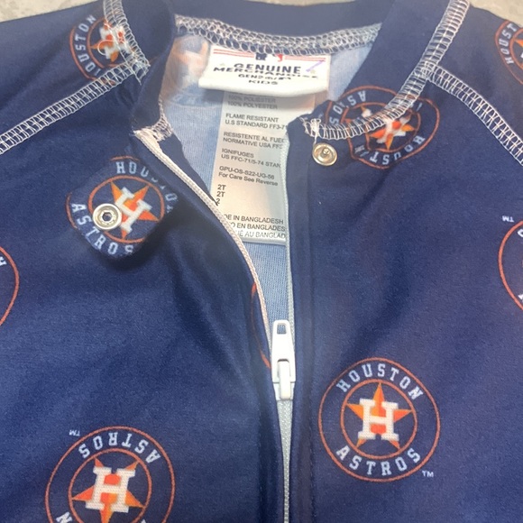 MLB - GENUINE MERCHANDISE - Houston Astros - Pajamas - Baseball - 2T - Picture 10 of 16